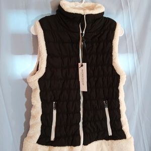 Workshop puffed fleece lined vest